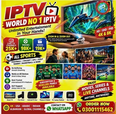 Unlimited  Sports Channels enjoy freezing free//03001115462