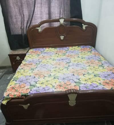 Queen Size Solid Wood Bed Set 03234531508