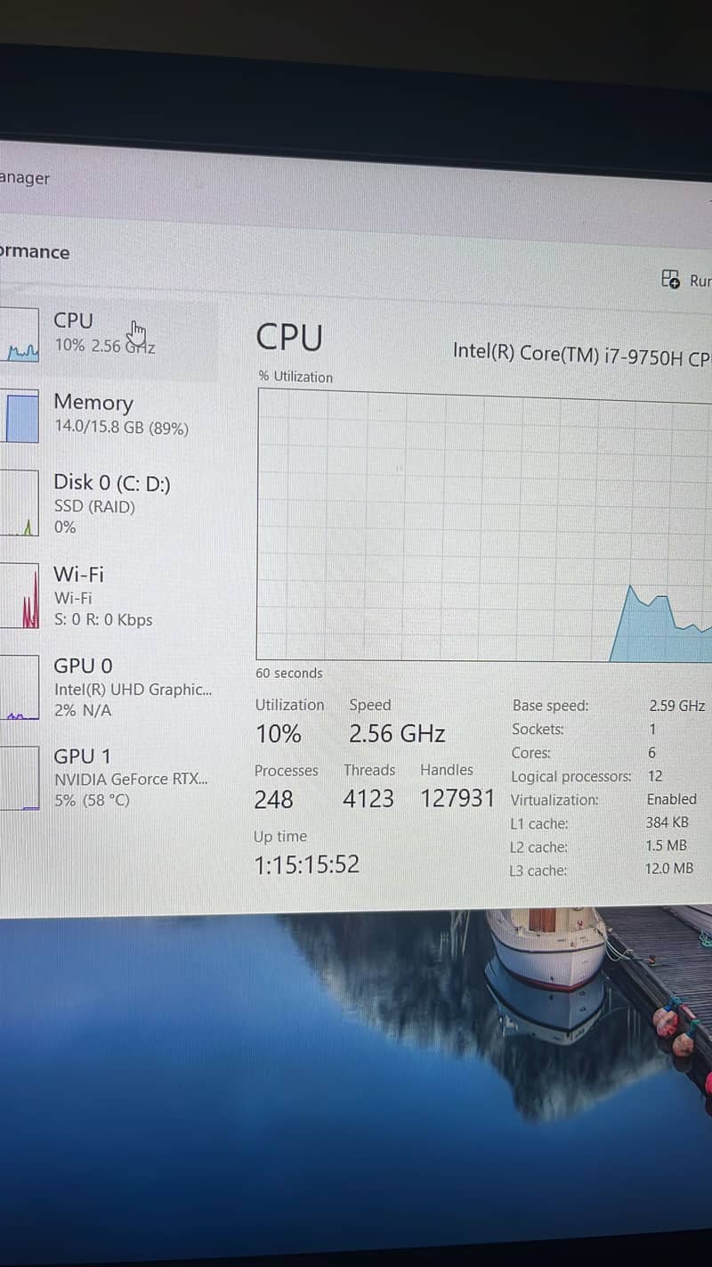 DELL G3 2060 GPU 0