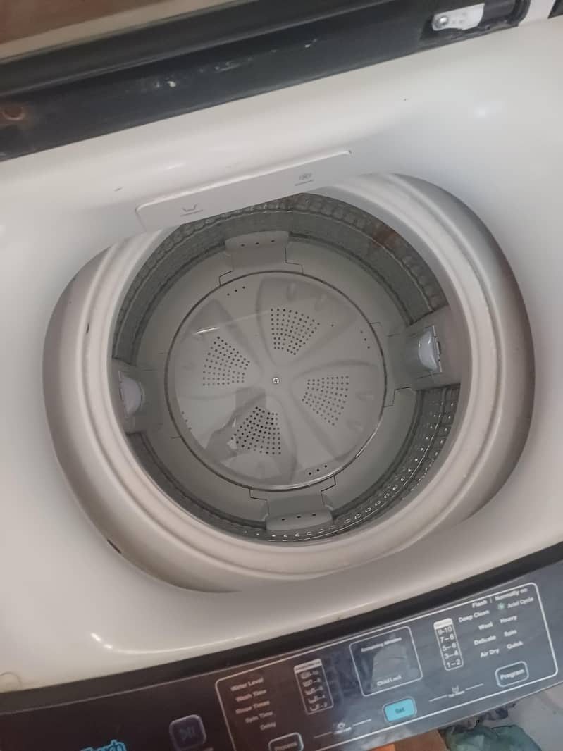 Haier top loader fully automatic functional washing machine 4