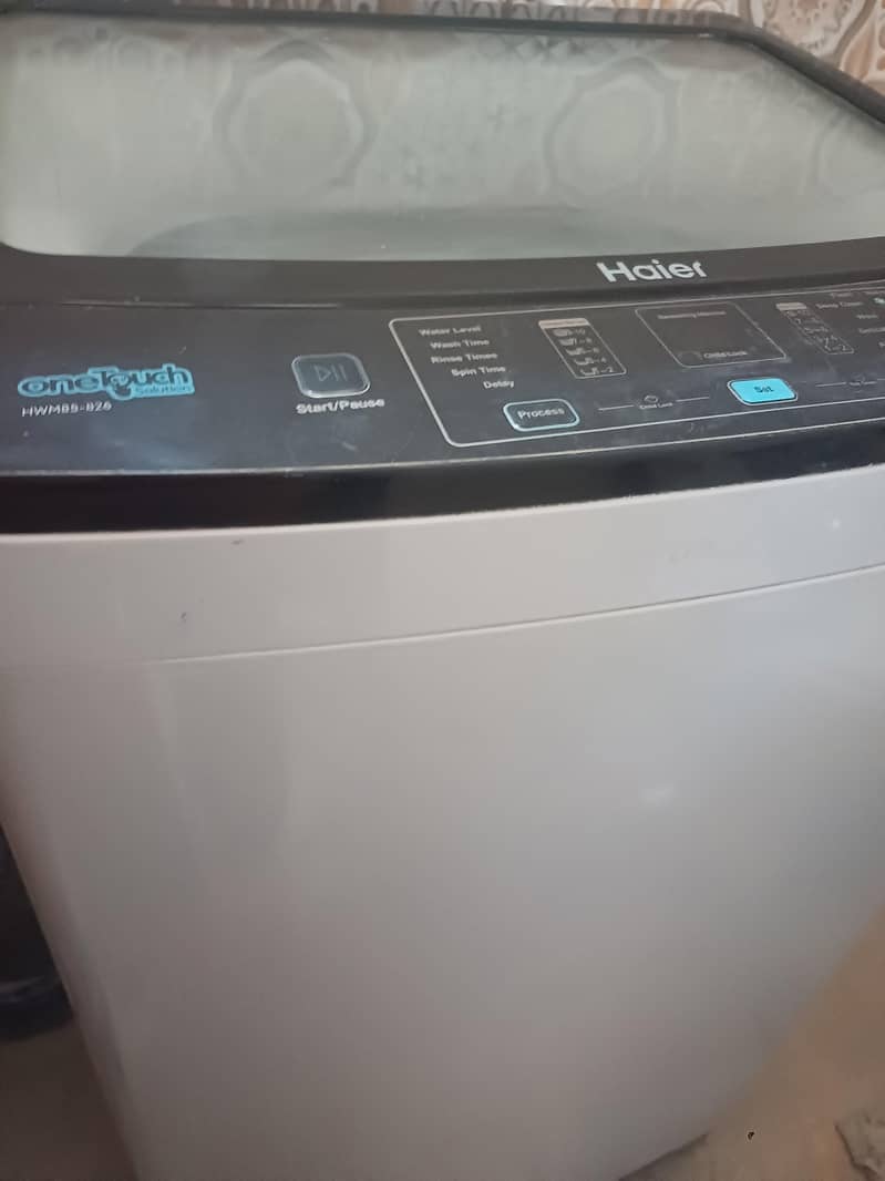 Haier top loader fully automatic functional washing machine 5