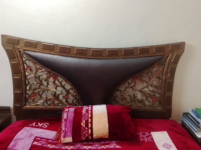 Bed with side table 6