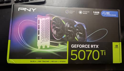 Brand New PNY 5070Ti Epic-X RGB OC Edition [One piece/not a dealer)