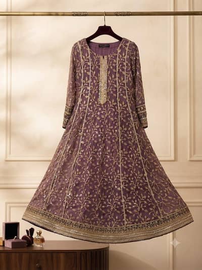 Shaffon Long Frok 3 piece suit for sale.