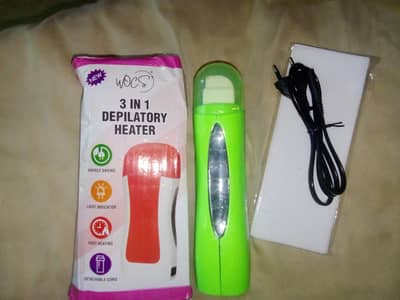 3 in 1 wax machine, 1 wax refill & 10 non woven wax strip