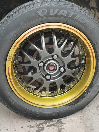 alloy rims 14 inch with tire