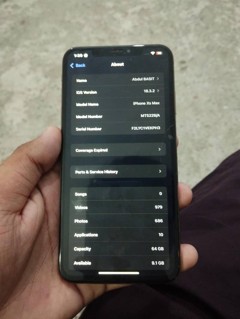 iPhone xs max 4