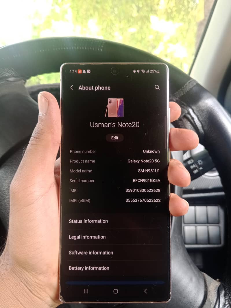 Samsung Mobile Note 20 3