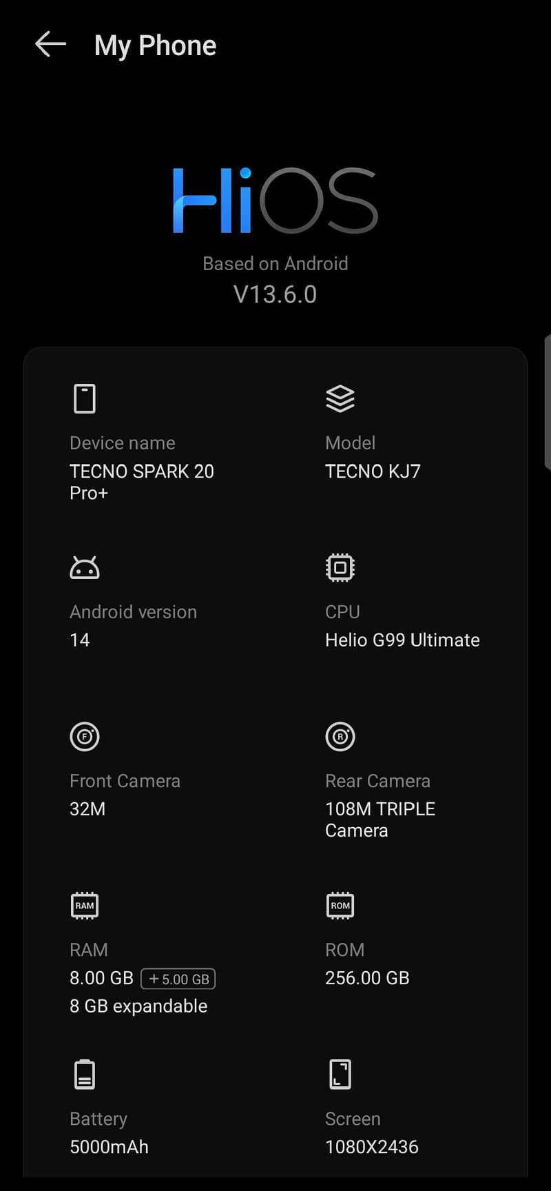 Tecno Spark 20 Pro Plus 2