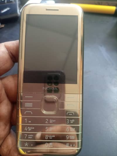 Nokia 8000 4G 2sim Golden nonpta fresh 10/10 condition