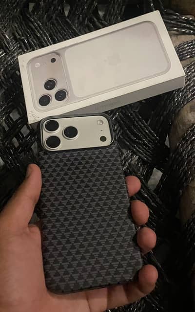 Apple iPhone 17 Pro Max non pta factory unlock silver colour .