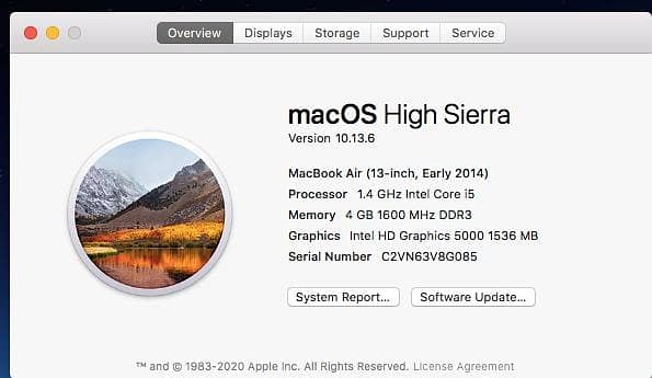 MacBook air 6