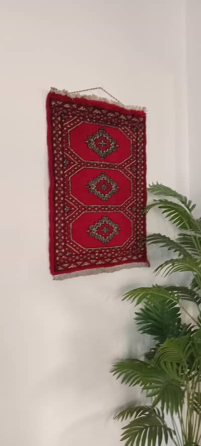 hand made wall rug wooden carved plate and table mat handmade