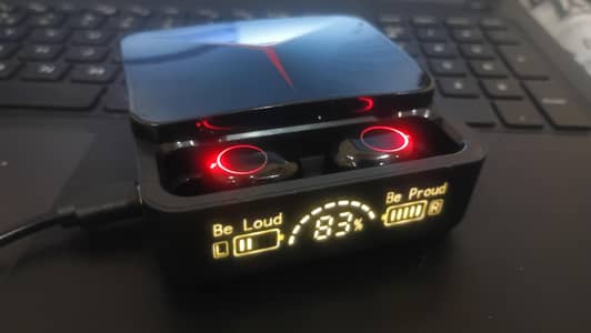 TWS Wireless Gaming Earbuds – Bluetooth 5.3 with LED Power Display