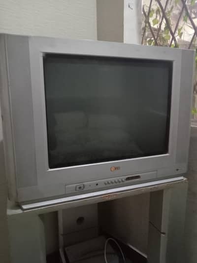 LG CRT TV with it's stand
