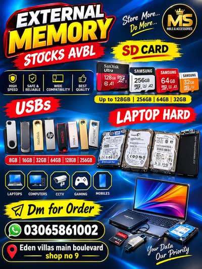 EXTERNAL MEMORY STOCKS