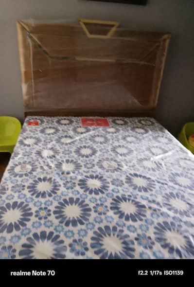 Queen Size Bed with MoltyFoam Mattress Like New