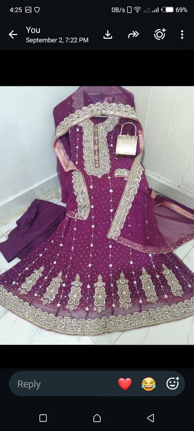 valima bride dress