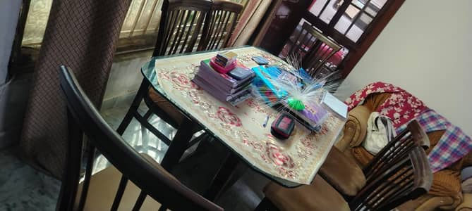daining table & 6 chairs