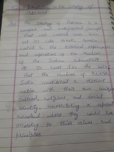 Aiou matric and F. a hand written assignments service