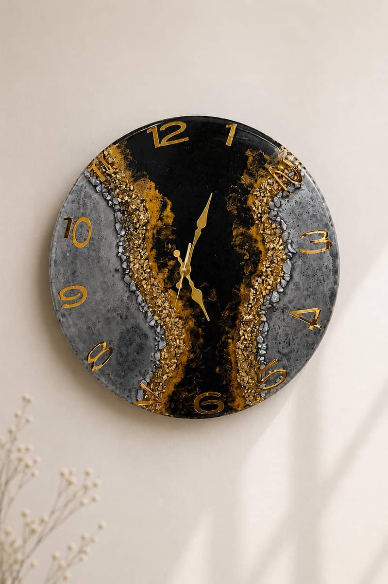 Resin Wall Clock 0
