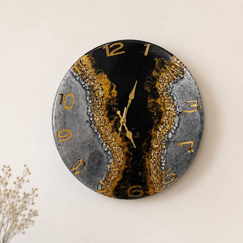 Resin Wall Clock 1