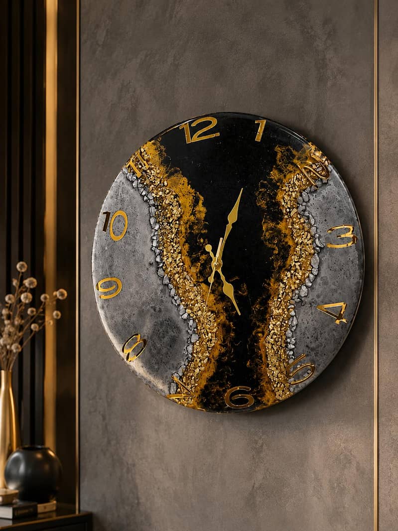 Resin Wall Clock 2