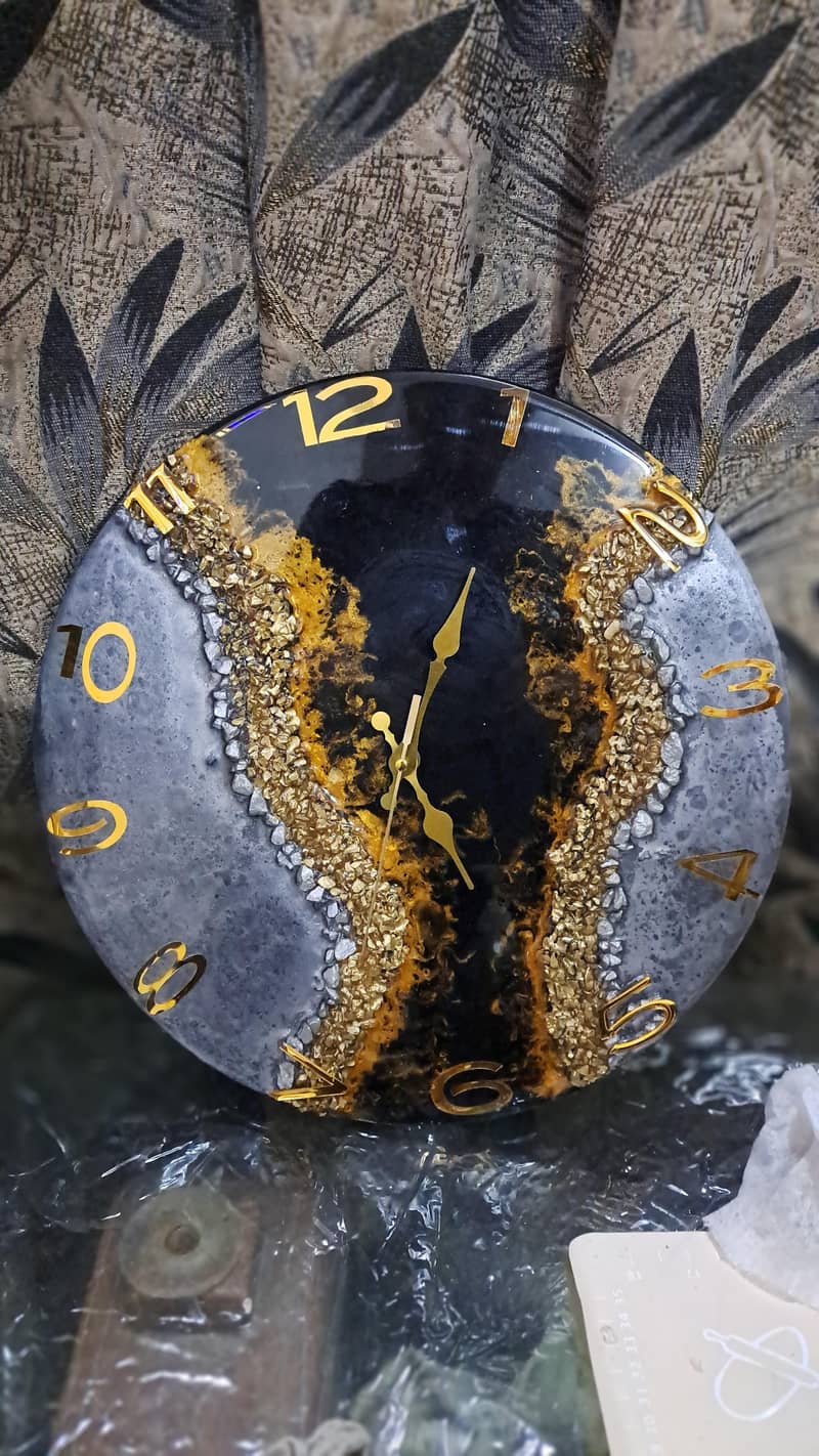 Resin Wall Clock 3