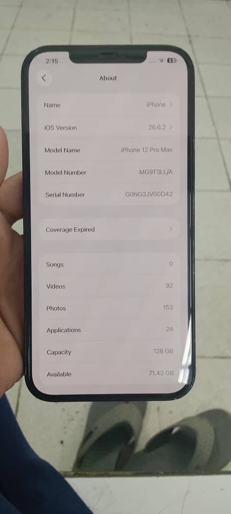 Apple iPhone 12 Pro Max 8
