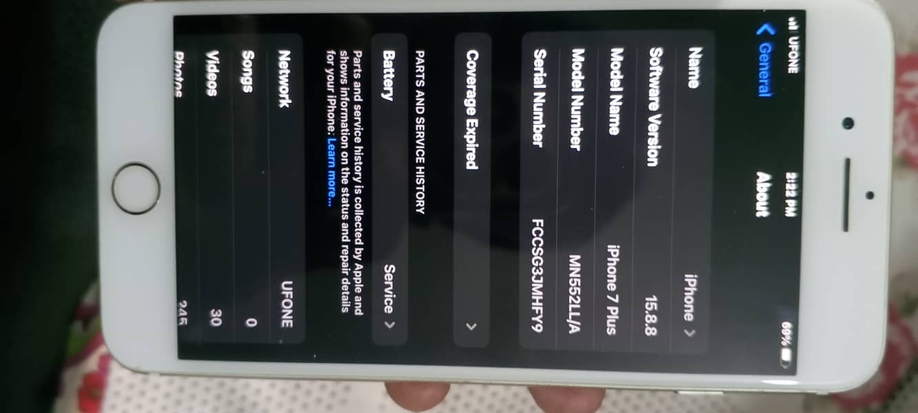 Apple iPhone 7 Plus PTA Approved 128 gb 6