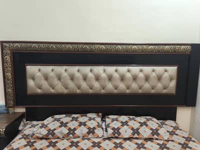 king Size Bed with Side Tables and Dressing Table for sale