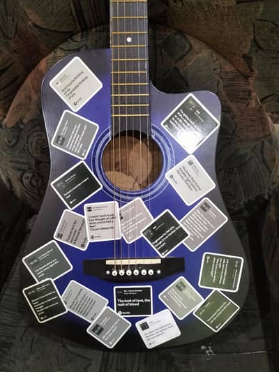 "Customized Beginner Truss Rod Accoustic guitar"