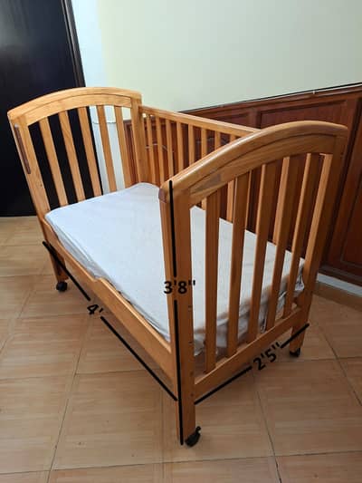Baby Wooden Cot