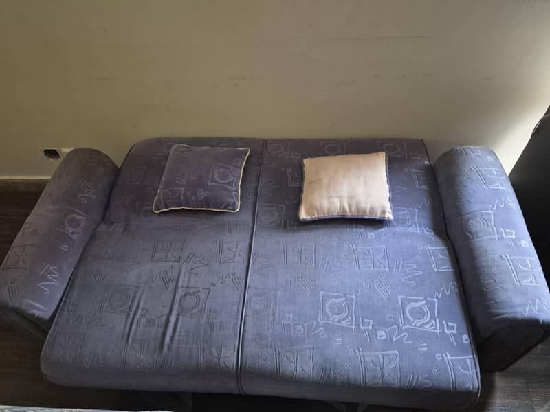 Sofaset Cum Bed with cushions 2