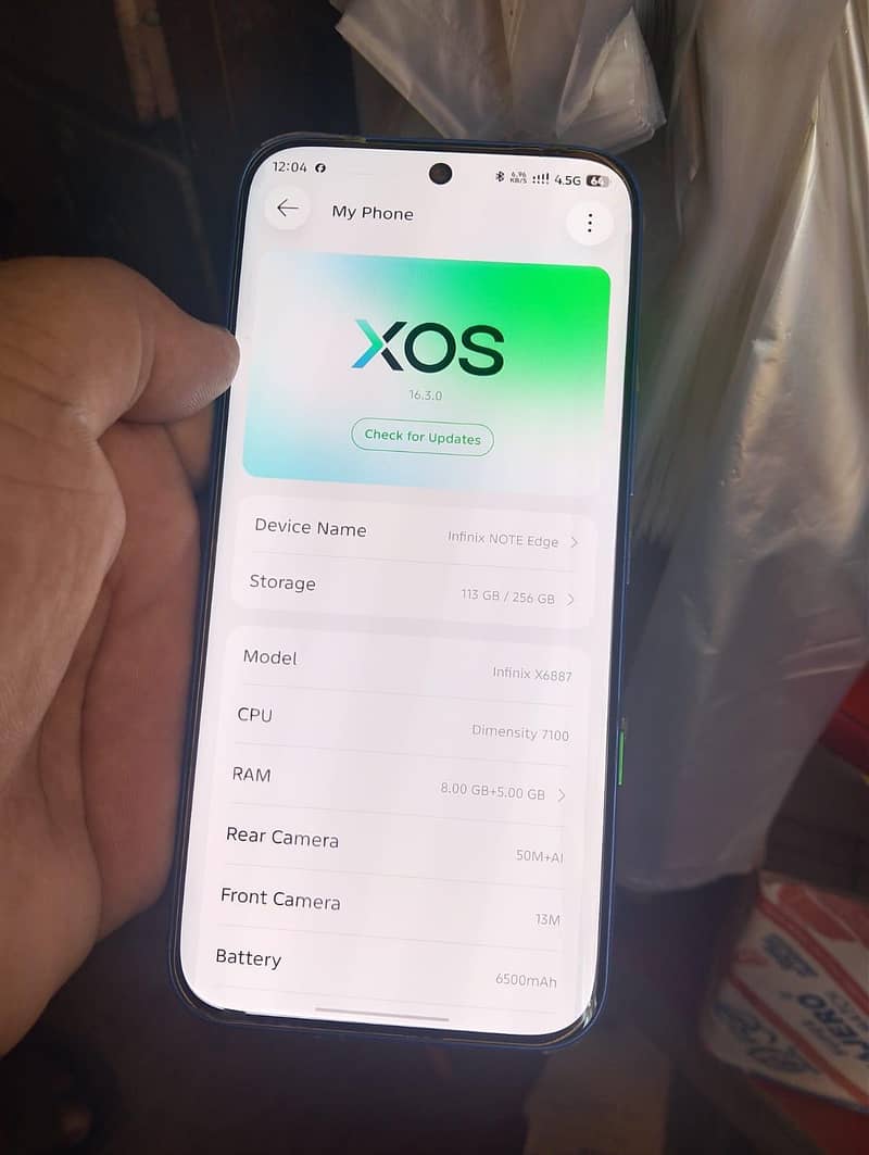 Infinix note edge 2