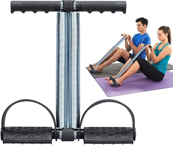 Tummy Trimmer Double Spring Bally Fat Burner Body Builder Exerciser Weight Loss Machine for Abdominal Belly Fat Loss Abs Arm Muscle Home Gym Workouts Equipment for Men and Women, Best for House Wife’s and Mother to Reshape the Body After Baby Birth