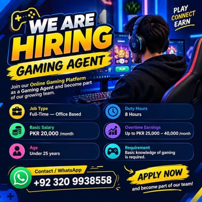 Gaming  Jobs | Online Gaming  | Full-Time Office Job