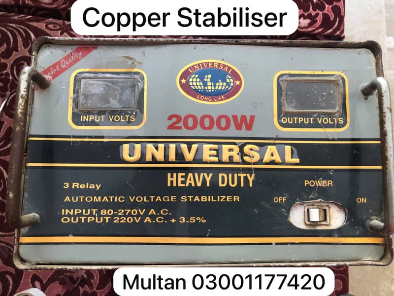 Copper Stabiliser 2000W 0