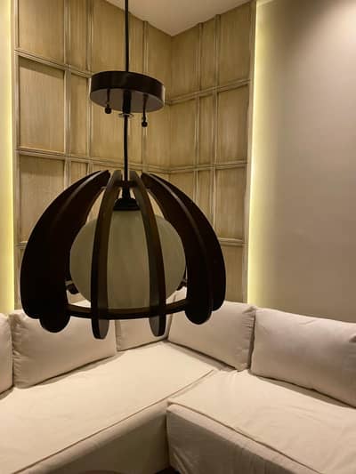 Modern Wooden Hanging Pendant Light | Decorative Ceiling Lamp