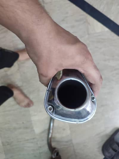 Akrapovic Exhaust with Chrome Bend Pipe