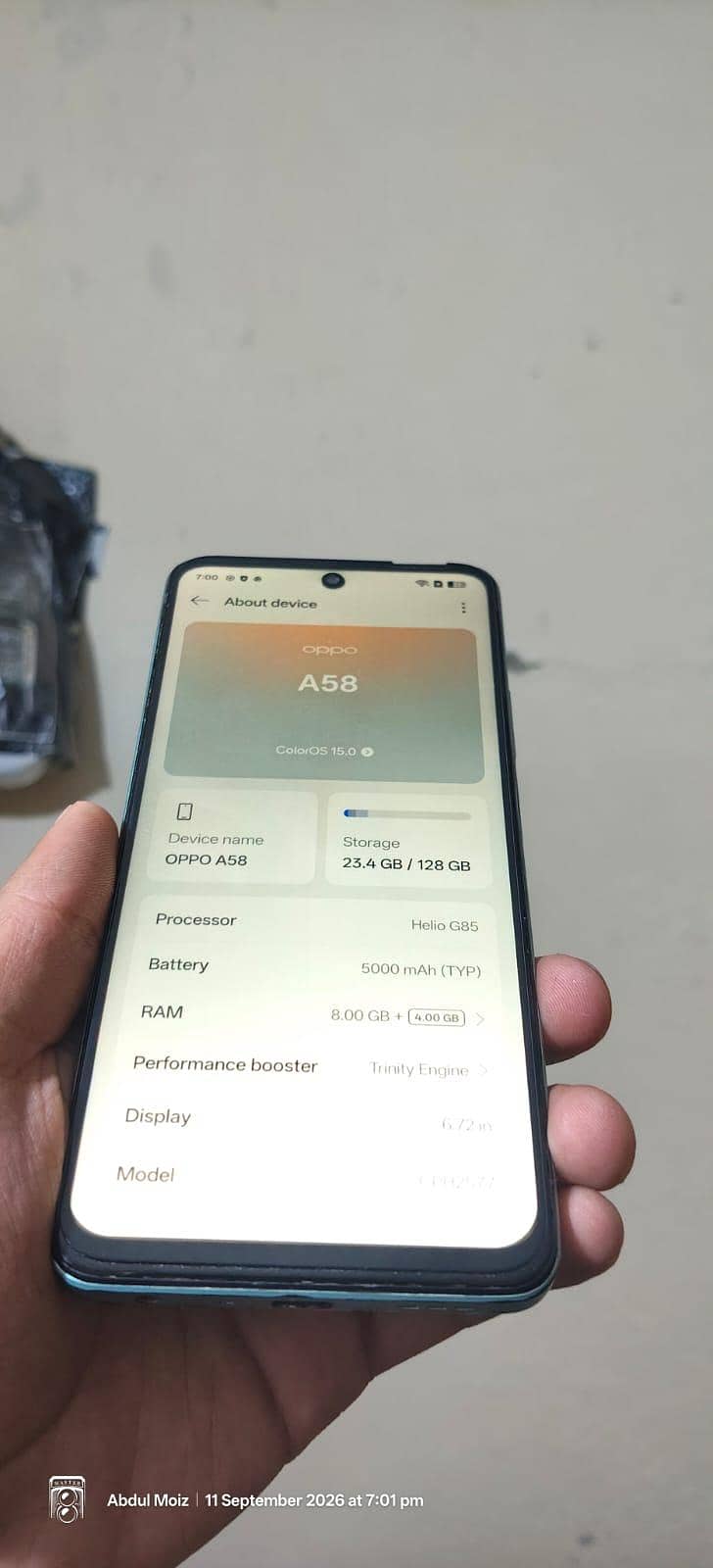 OPPO A58 4