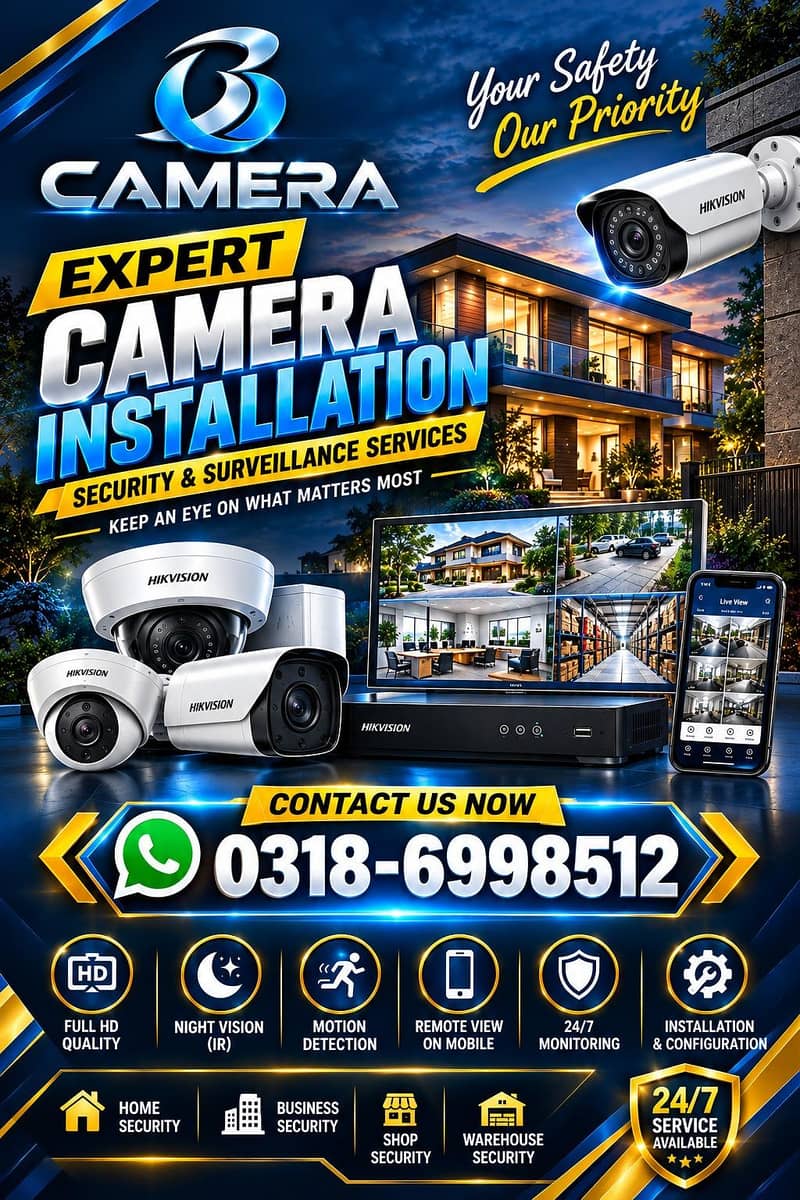 CCTV cameras installation 0