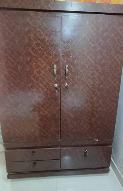 wooden wardrobe
