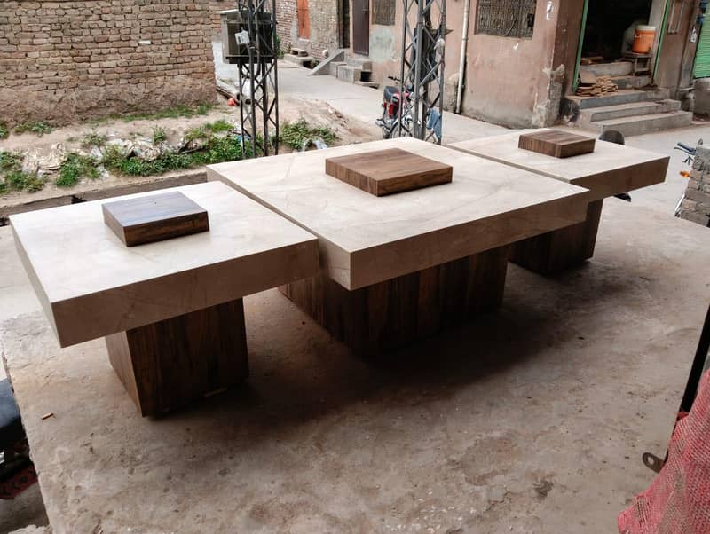 Premium Table Sets Premium Marble Table Set 4