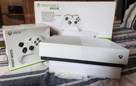 Super Clean Xbox One S 1TB Digital + Latest Xbox Series Controller