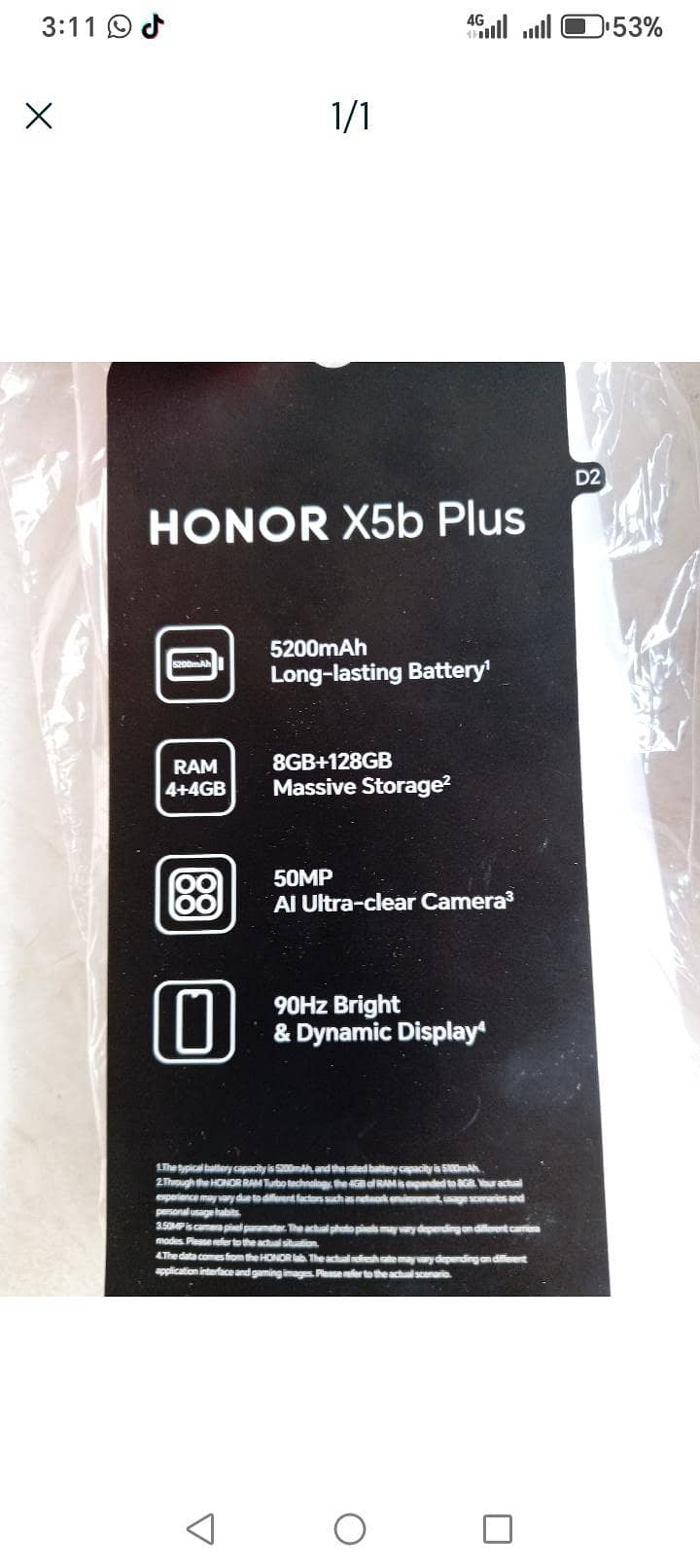 Honor X5b Plus 8