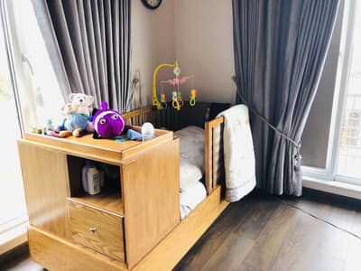 Wooden cot