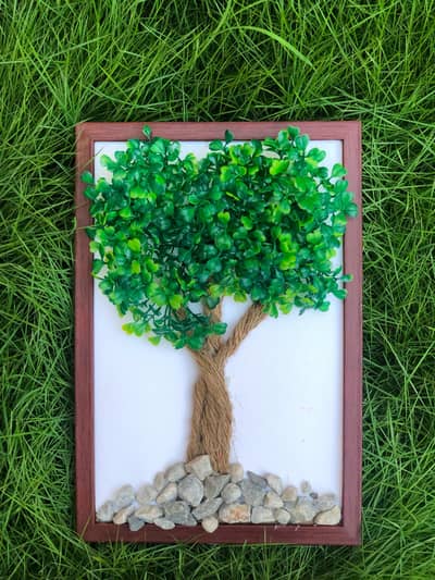 Handcrafted  `Set of 2 Handmade 3D Tree Wall Frame | Home Decor  Art`
