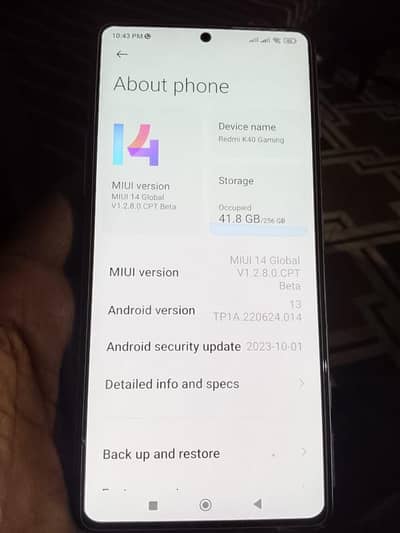 redmi k40 gaming phone pta approved