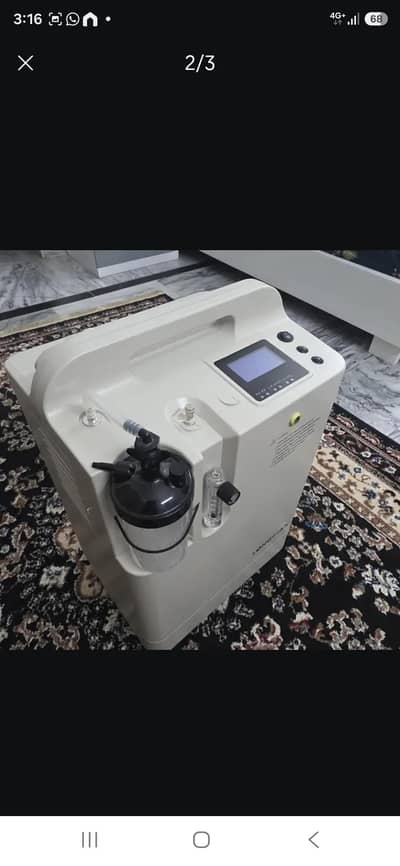 Oxygen concentrator only few times used